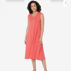 Like New! Eileen Fisher Tencel Fabric Dress. Coral Pink. 3X